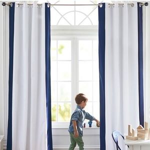 NWT Pottery Barn Kids Newport Curtain Panel